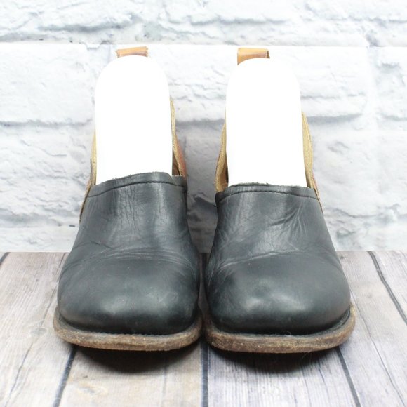 GeeWawa Slip On Western Heeled Clogs Mules Size 8 - Picture 5 of 10